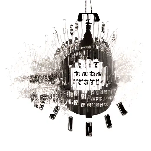 "KNOW PAIN" in typewriter font going vertically with lighting going throughout the letters tattoo design idea