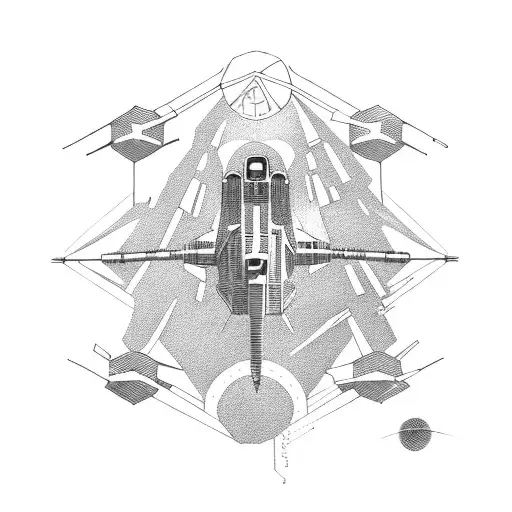 x wing tattoo design idea