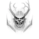 wendigo tattoo design idea