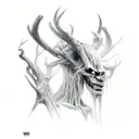 wendigo tattoo design idea