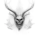 wendigo tattoo design idea