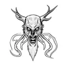 wendigo tattoo design idea