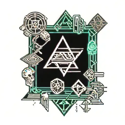 Mom, Nana, books, baking, hiking tattoo design idea