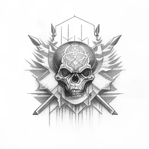 Denver Bronocs Heaven  tattoo design idea