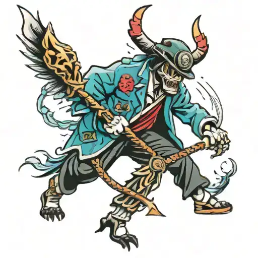 shinigami  paramedic tattoo design idea