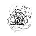 sysiphus abstract fine line simple tattoo design idea