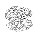 sysiphus fine line abstract simple tattoo design idea