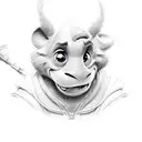 Disney pixar themed tattoo design idea