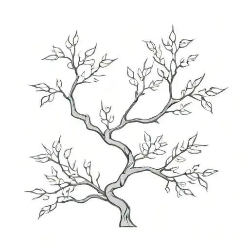 poison tree tattoo design idea