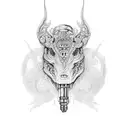 Intricate mechanical tattoo design incorporating elements of a tattoo machine tattoo design idea