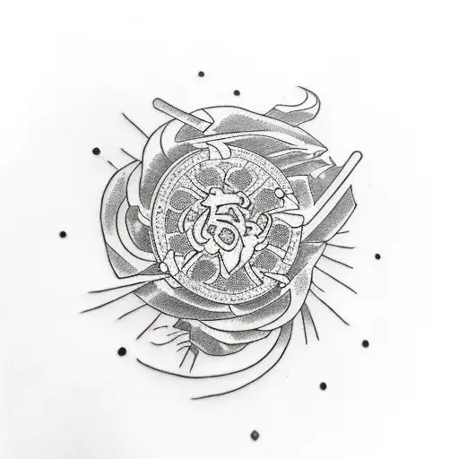 spinach can tattoo design idea