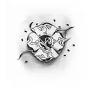 spinach can tattoo design idea