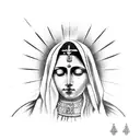 our lady Guadalupe  tattoo design idea