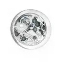 moon cycle tattoo design idea