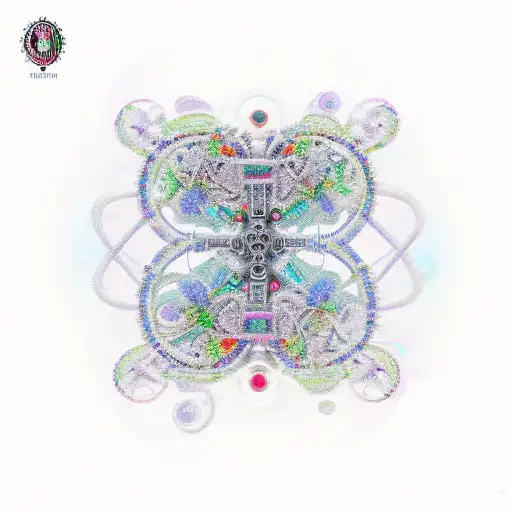 A butterfly made up of interconnected gears and cogs, symbolizing the intricate connections between music, love, and the complexities of life tattoo design idea