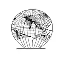 map monde tattoo design idea