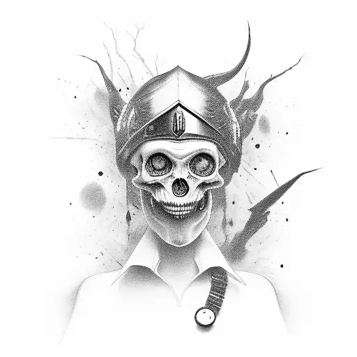 house of 1000 corpses tattoo design idea