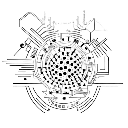 future binary code tattoo design idea
