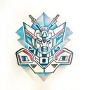 gundam tattoo design idea