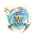 gundam tattoo design idea
