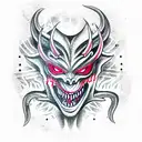 demon tattoo design idea