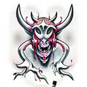 demon tattoo design idea