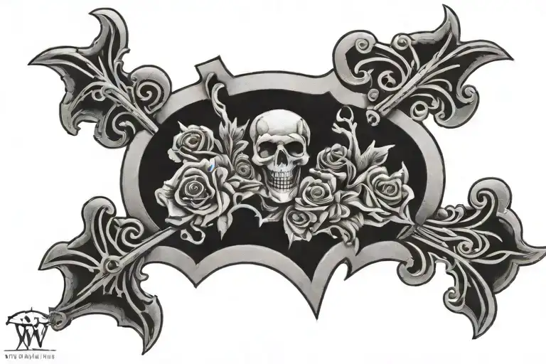 tombstone TWF  tattoo design idea