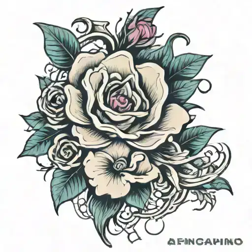 keep going life pain happiness water your own grass strong tattoo design idea