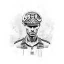 croatian soldier tattoo design idea