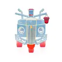 tractor  tattoo design idea