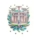tractor  tattoo design idea