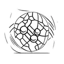handball ball tattoo design idea