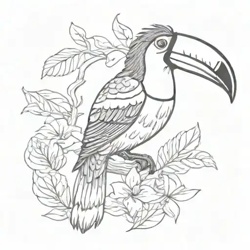toucan   tattoo design idea