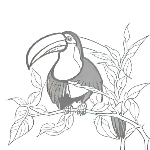 toucan   tattoo design idea
