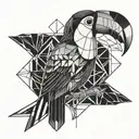 toucan   tattoo design idea