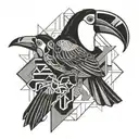 toucan   tattoo design idea