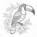 toucan   tattoo design idea