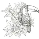 toucan   tattoo design idea