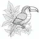 toucan   tattoo design idea