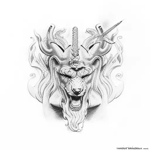 zeus  tattoo design idea