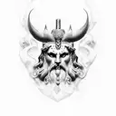 zeus  tattoo design idea