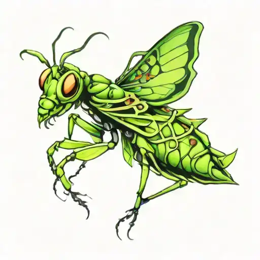 MANTIS tattoo design idea