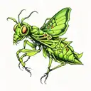 MANTIS tattoo design idea