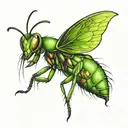 MANTIS tattoo design idea