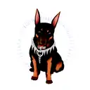 Doberman tattoo design idea