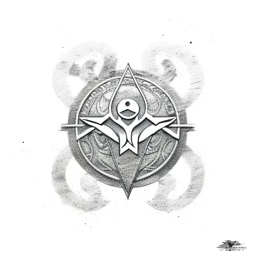 Family Symbol, Son symbol, Family Love, Defqon 1 Symbol with hardstyle music,   tattoo design idea