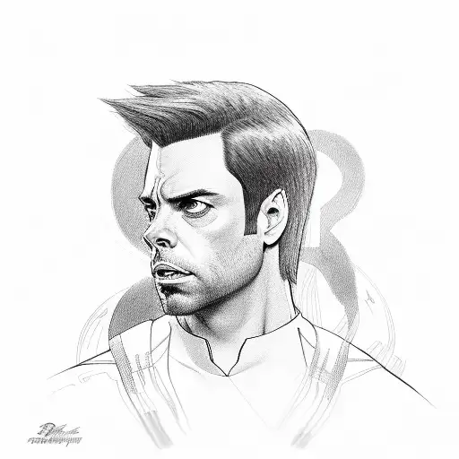 bucky barnes tattoo design idea