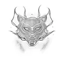 black panter tattoo design idea