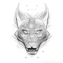 black panter tattoo design idea