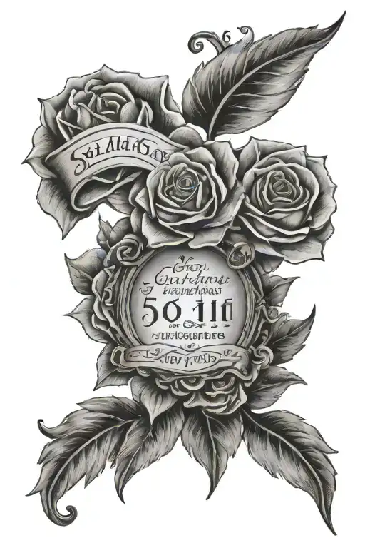 psalm 56:11 tattoo design idea